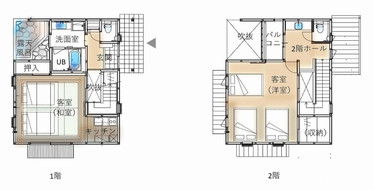 由布市 琴の音 舞・鈴ヴィラ エクステリア 写真